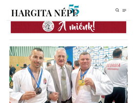 'hargitanepe.ro' screenshot