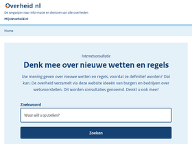 'internetconsultatie.nl' screenshot
