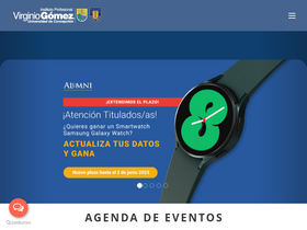 'virginiogomez.cl' screenshot
