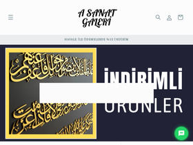 asanatgaleri.com homepage screenshot