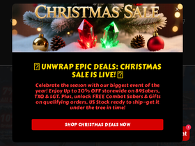 'ccsabers.com' screenshot