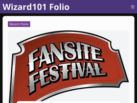 'wizard101folio.com' screenshot