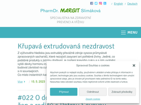 'margit.cz' screenshot