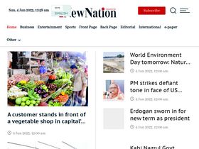 'thedailynewnation.com' screenshot
