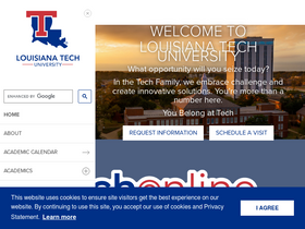 'latech.edu' screenshot