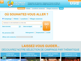 'vacancesvuesduciel.fr' screenshot