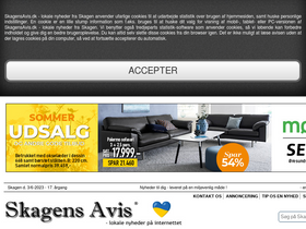 'skagensavis.dk' screenshot