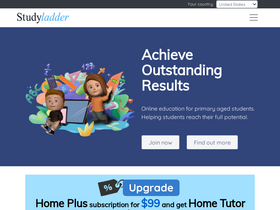 'studyladder.co.nz' screenshot