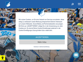 'tsg-hoffenheim.de' screenshot