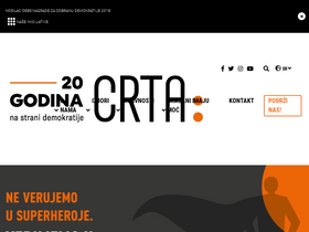 'crta.rs' screenshot