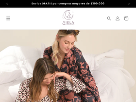 sielasleepwear.com homepage screenshot
