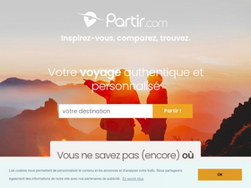 'partir.com' screenshot