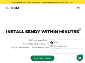 'sendybay.com' screenshot