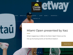 floridatennis.com homepage screenshot