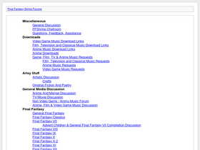 'ffshrine.org' screenshot