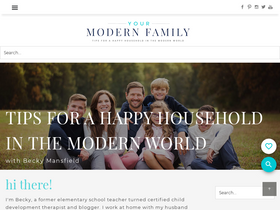 'yourmodernfamily.com' screenshot