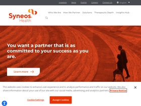 'syneoshealth.com' screenshot