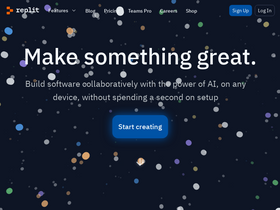 'repl.it' screenshot