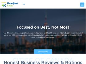 'threebestrated.ca' screenshot