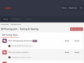 'bhtuning.com' screenshot