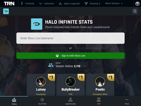 'halotracker.com' screenshot