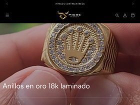 midasorolaminado.com homepage screenshot