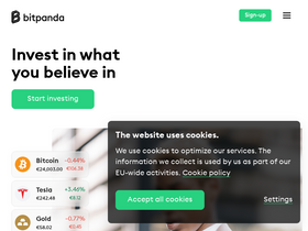 'bitpanda.com' screenshot