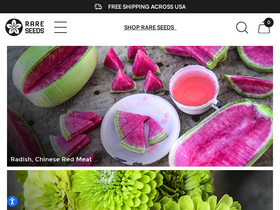 'rareseeds.com' screenshot