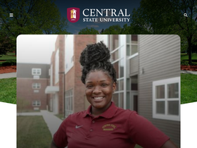 'centralstate.edu' screenshot