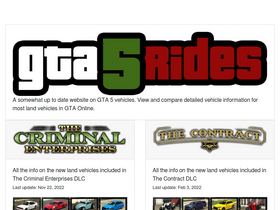 'gta5rides.com' screenshot