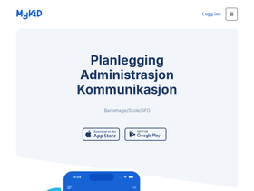 'mykid.no' screenshot