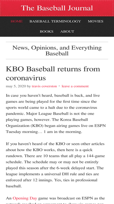 thebaseballjournal.com