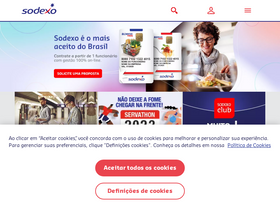 'sodexobeneficios.com.br' screenshot