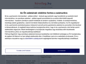 'hirvilag.hu' screenshot