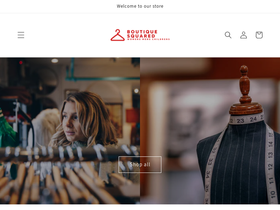 boutiquesquared.com homepage screenshot