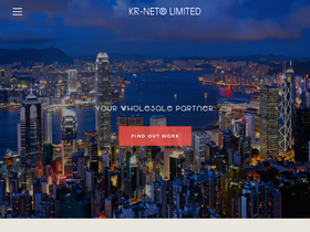 KR-NET Limited homepage screenshot