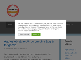'blaskelius.se' screenshot