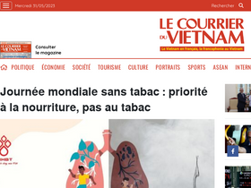 'lecourrier.vn' screenshot