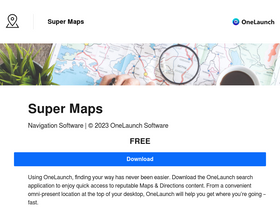 'getsupermaps.com' screenshot