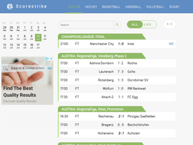 'scorestrike.com' screenshot