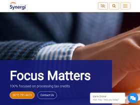 'synergipartners.com' screenshot