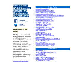 'codecpack.co' screenshot