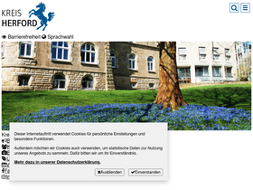 'kreis-herford.de' screenshot