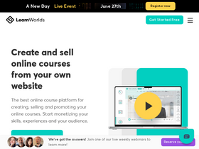 'learnworlds.com' screenshot