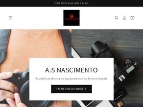asnascimento.com homepage screenshot
