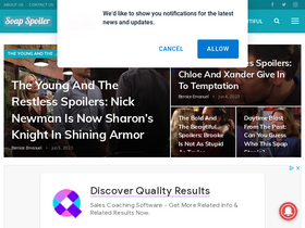 'soapspoiler.com' screenshot