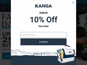 kangacoolers.com website screenshot