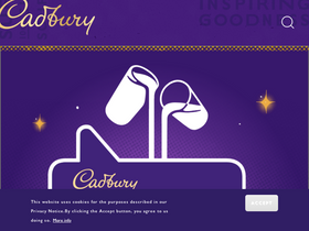 'cadbury.co.za' screenshot