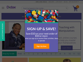 'didax.com' screenshot