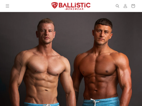ballisticmenswear.com homepage screenshot